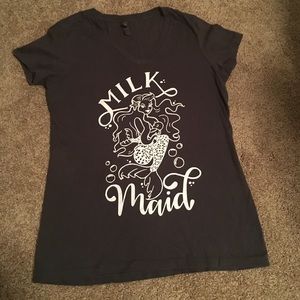 Milk Maid breast feeding t-shirt
